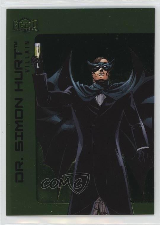 2025 Skybox Metal Universe Batman High Series Lime Green FX Dr Simon Hurt 1s2y