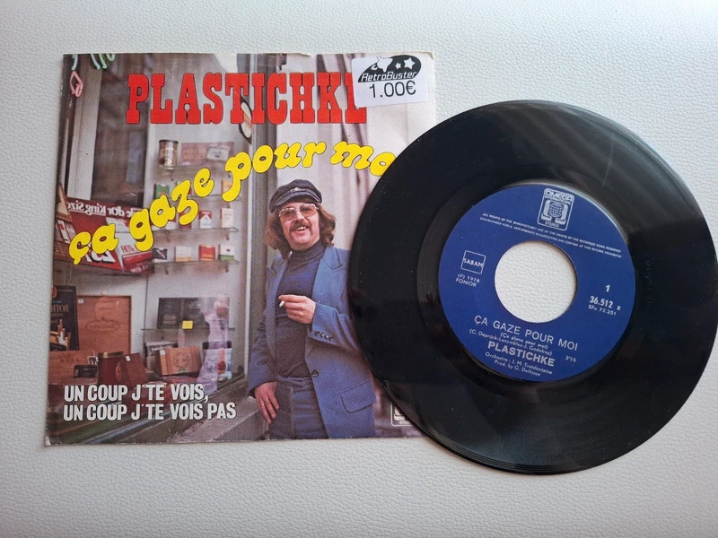 Vinyle 45T Plastichke. Ça gaze pour moi
