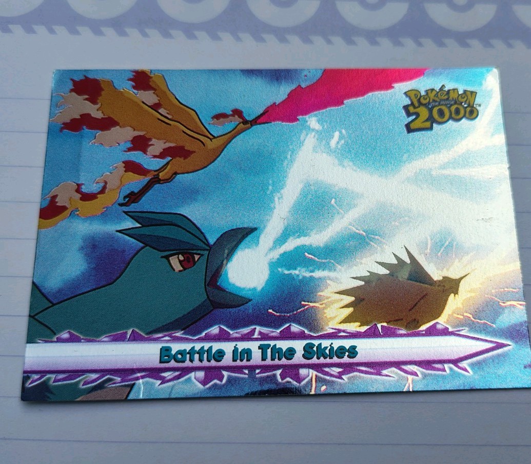 Topps Pokémon il film 2000 Battaglia nei cieli #45 1999 inglese Lugia foil