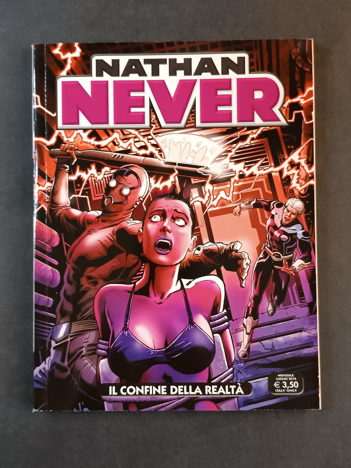 Fumetto Nathan Never Bonelli n. 326 2018 Il confine della realt�