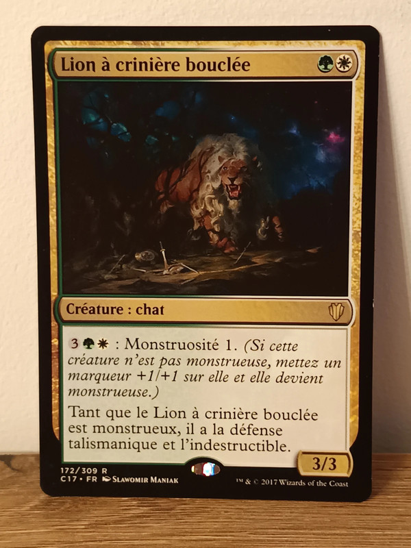 Magic The Gathering – Lion à crinière bouclée – NM / Near Mint