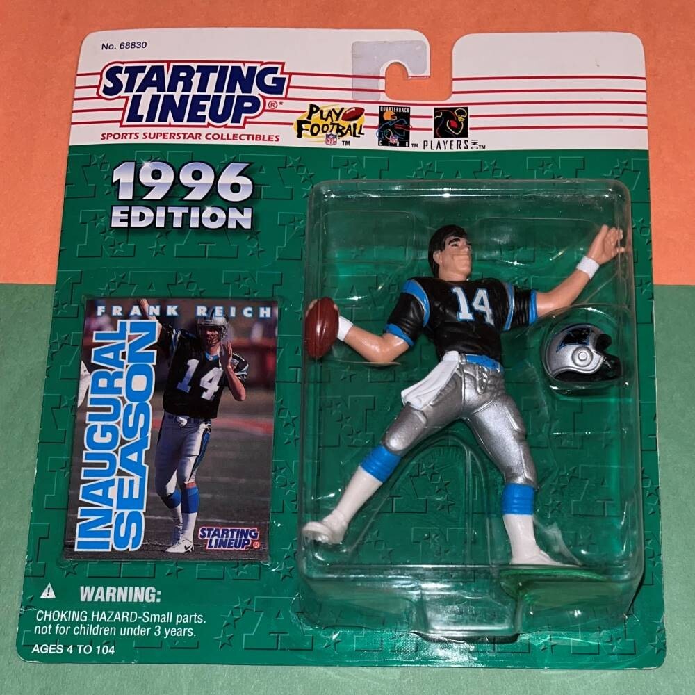 1996 FRANK REICH Carolina Panthers Rookie #14 sole Starting Lineup 