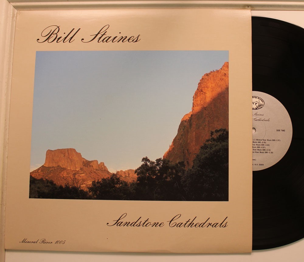 Bill Staines Lp Sandstone Cathedrals On Mineral River - Vg++ / Vg++