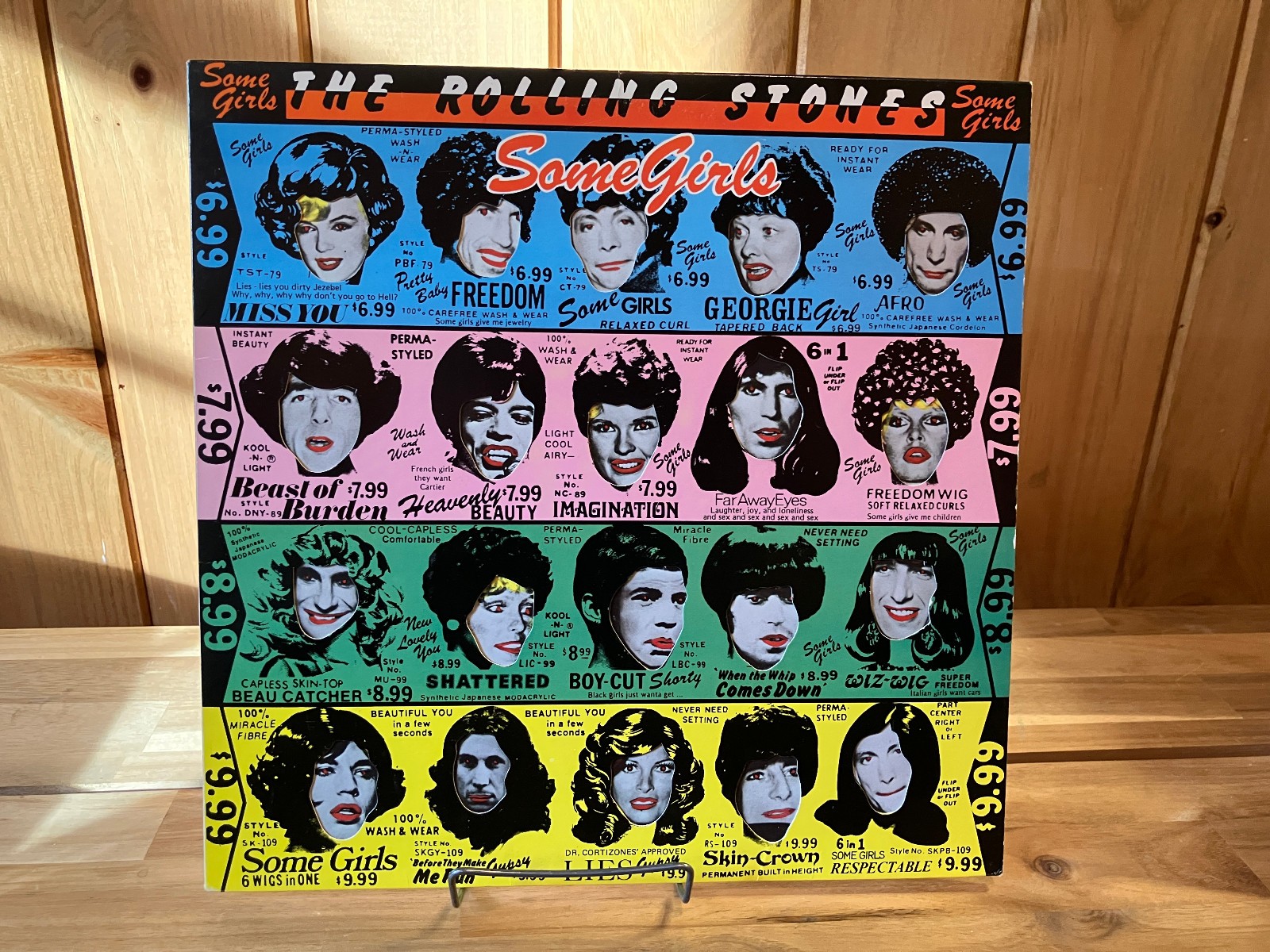 The Rolling Stones - Some Girls LP Vinyl COC 39108 Withdrawn Lucy Marilyn Cover