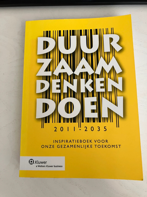 Boek over Duurzaam denken doen