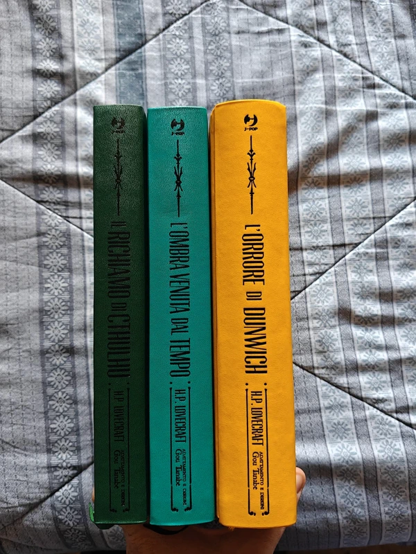 gou tanabe Il richiamo di Cthulhu,L'ombra venuta dal tempo,L'orrore di Dunwich jpop