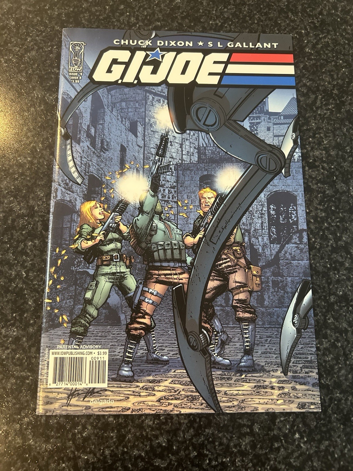 G.I. Joe #9 copertina A - 2009 IDW fumetto Beachhead CB4