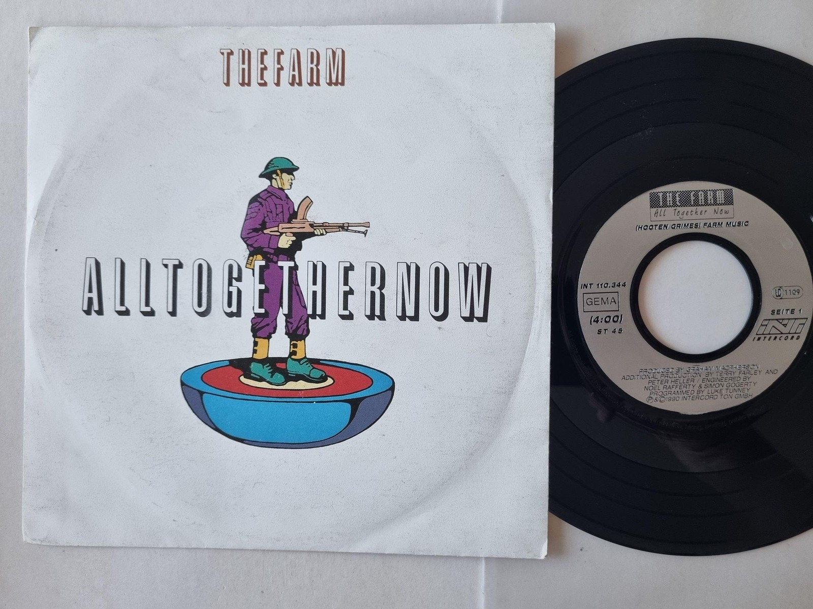 The Farm - All Together Now 7'' Vinyl Germany