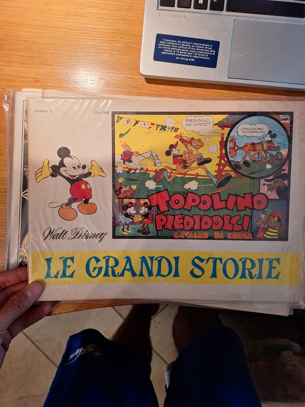 Le Grandi Storie" di Walt Disney - Topolino e Piedidolci cavallo da corsa