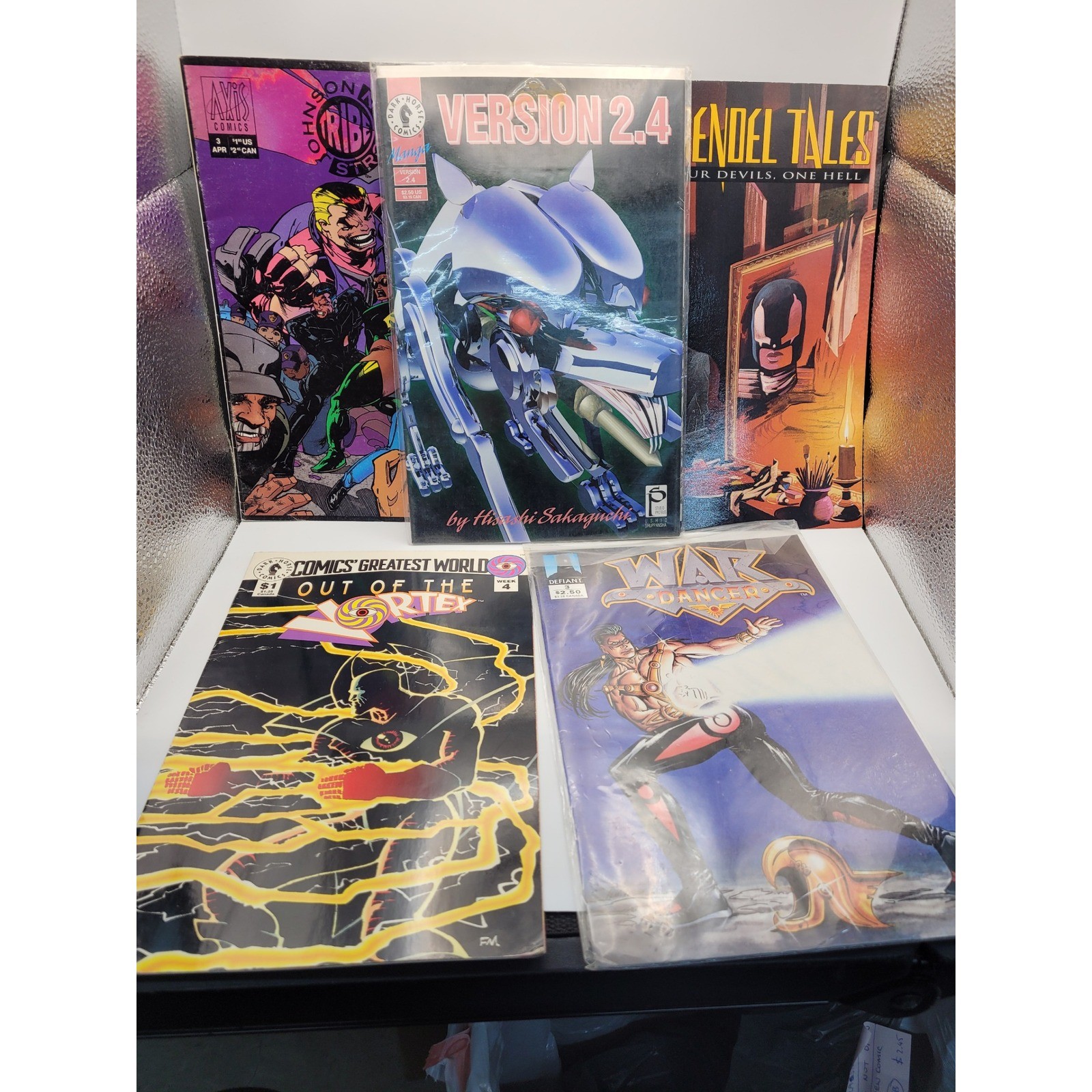 Dark Horse Defiant Axis Comic Book Lot 5pc Mixed 90s Vintage