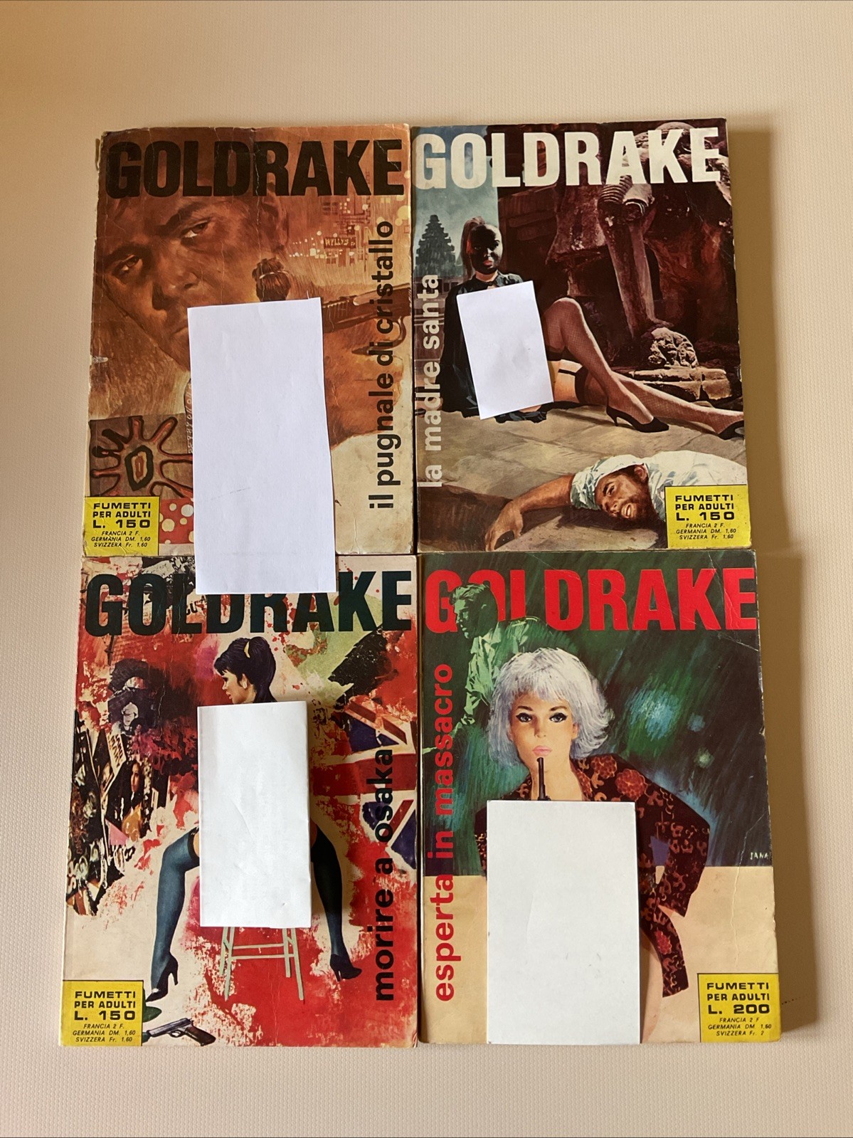 GOLDRAKE N. 89-92-96-108 EDIPERIODICI 1970/71