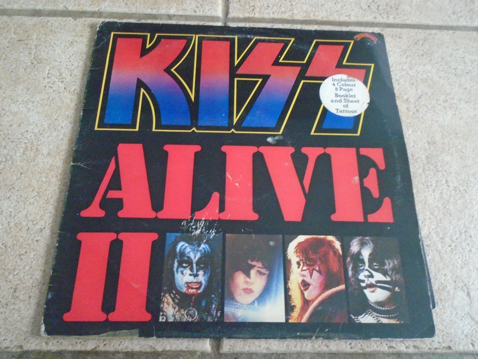 KISS ALIVE 11 GATEFOLD ONE LP PLAY TESTED CALD 5004