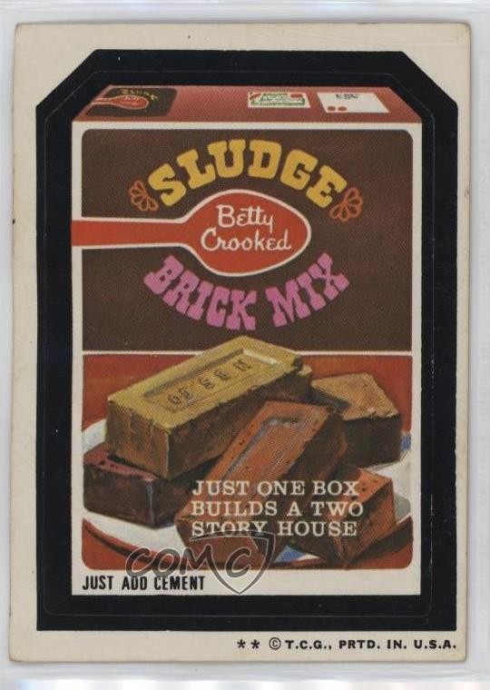 1973-74 Topps Wacky Packages Series 5 Sludge Brick Mix 0nr3