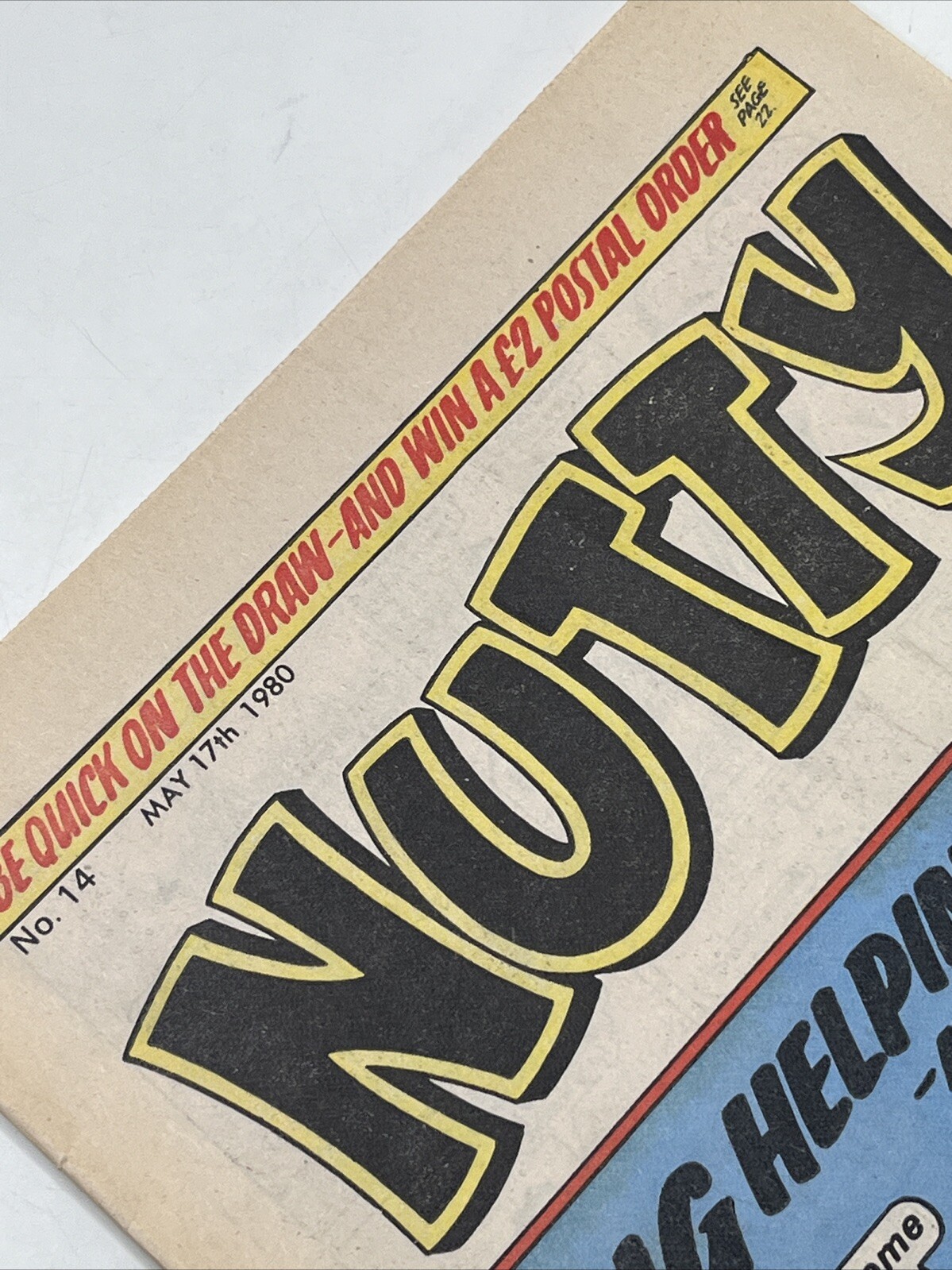 NUTTY COMIC - No. 14 - May 17th 1980 - Bananaman - Vintage Comic Nostalgia
