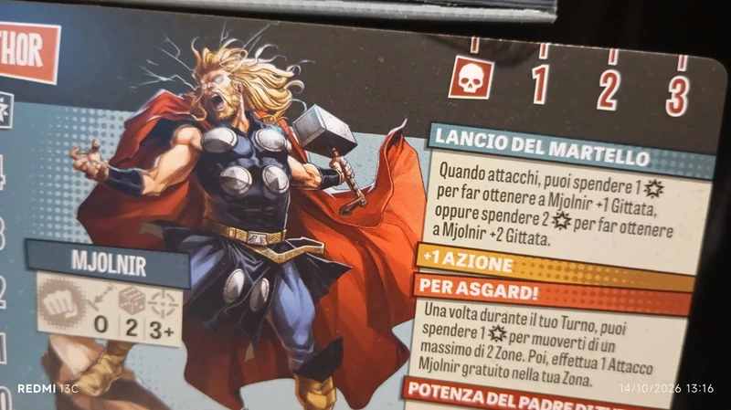 Marvel zombicide Thor originale