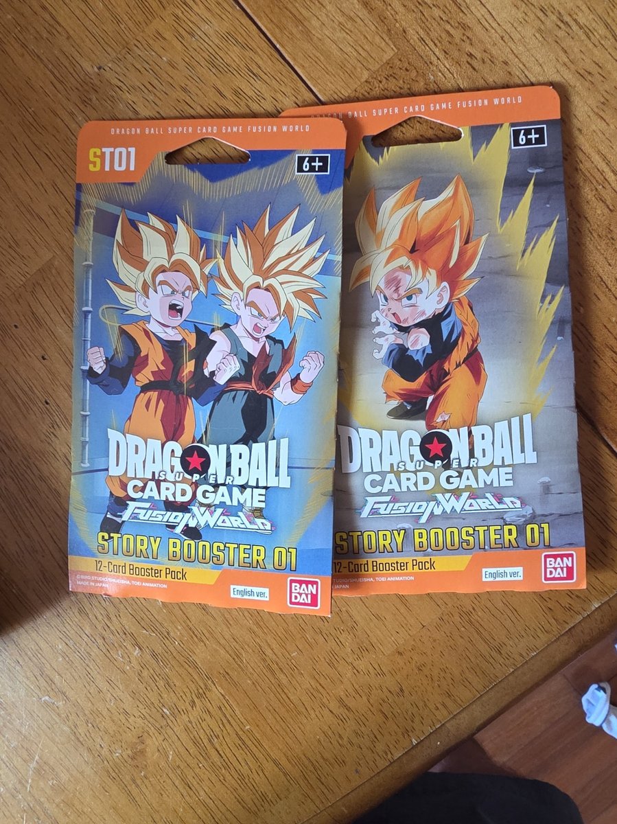 Dragon Ball Super Fusion World Story Booster 01 DUE CONFEZIONI