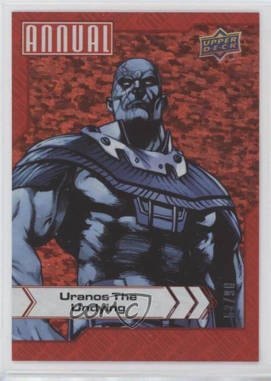 2022-23 Upper Deck Marvel Annual Red /90 Uranos The Undying #96 0ih4