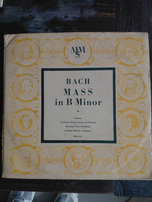 bach mass in b minor 2 lp vinyl günther ramin mms 2021 klassieke muziek 1954
