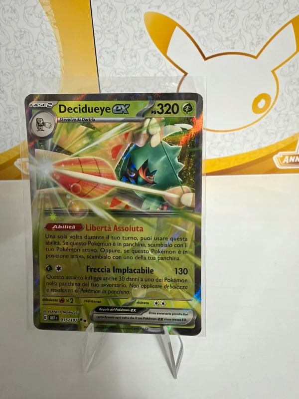 Decidueye Ex Pokemon OBF 015/197