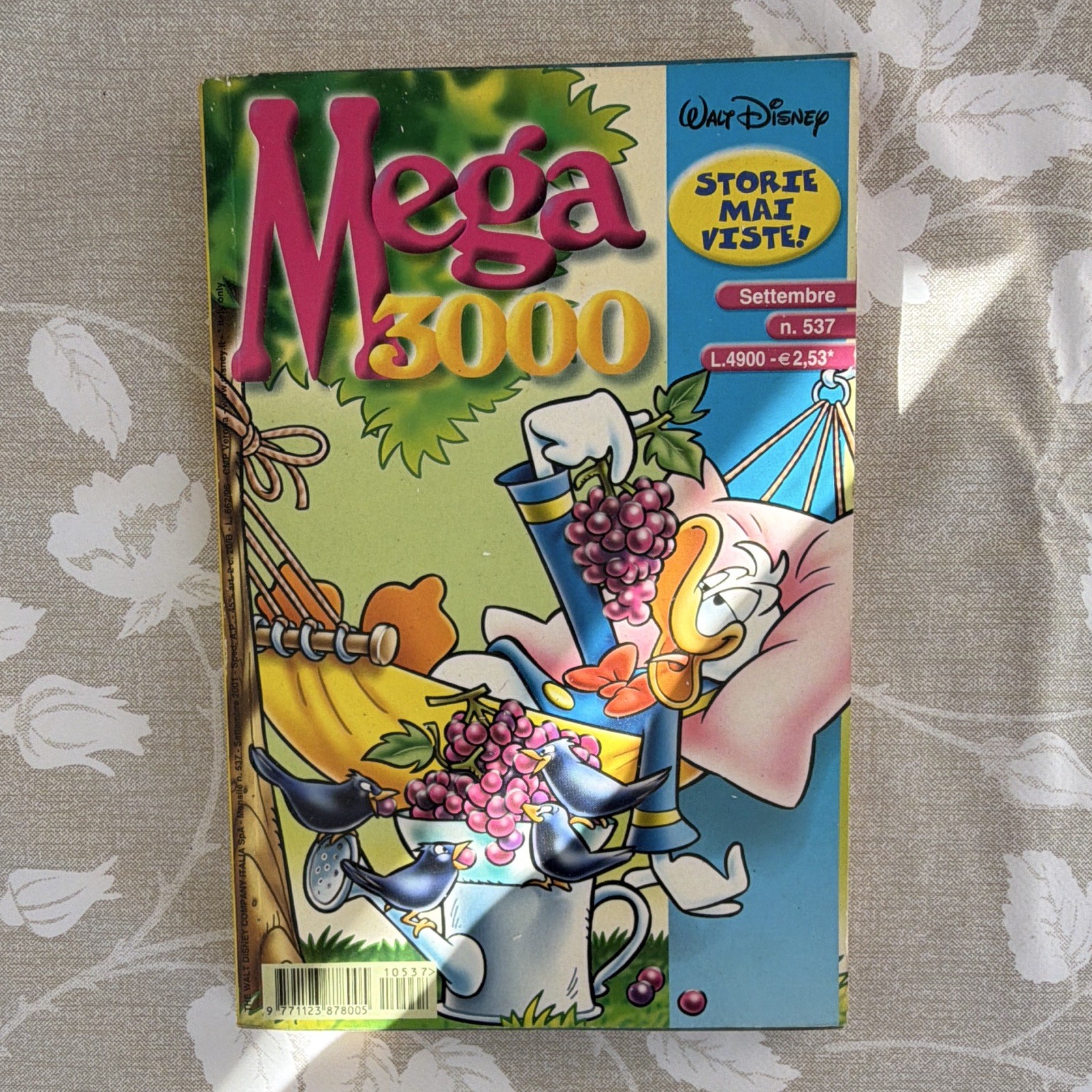 Walt Disney Mega 3000 n.537 Settembre Paperino fumetto a colori italiano