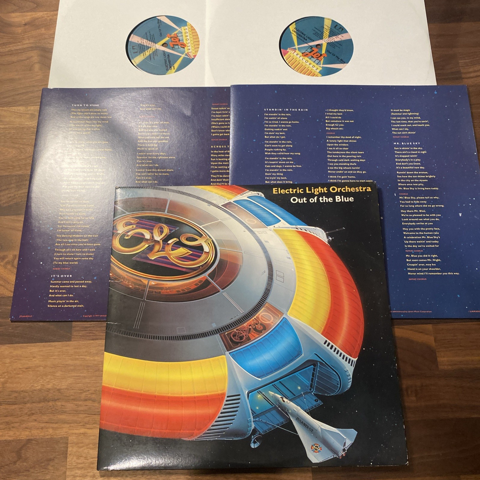 ELO Out Of The Blue Vinyl 2 LP Double Album Electric Light Orchestra JT LA823