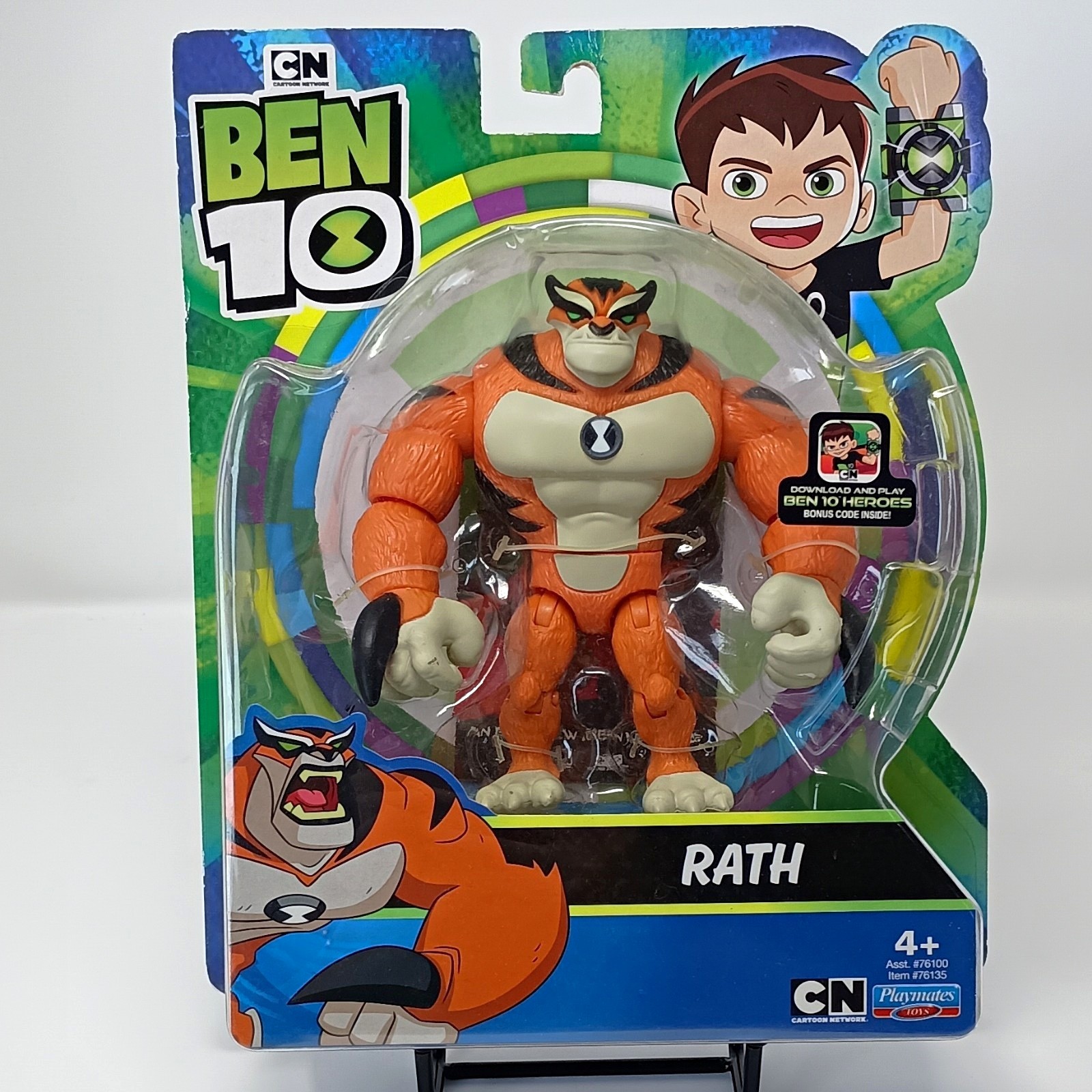Ben 10 - Cartoon Network Rath Figurine Sealed With Wear