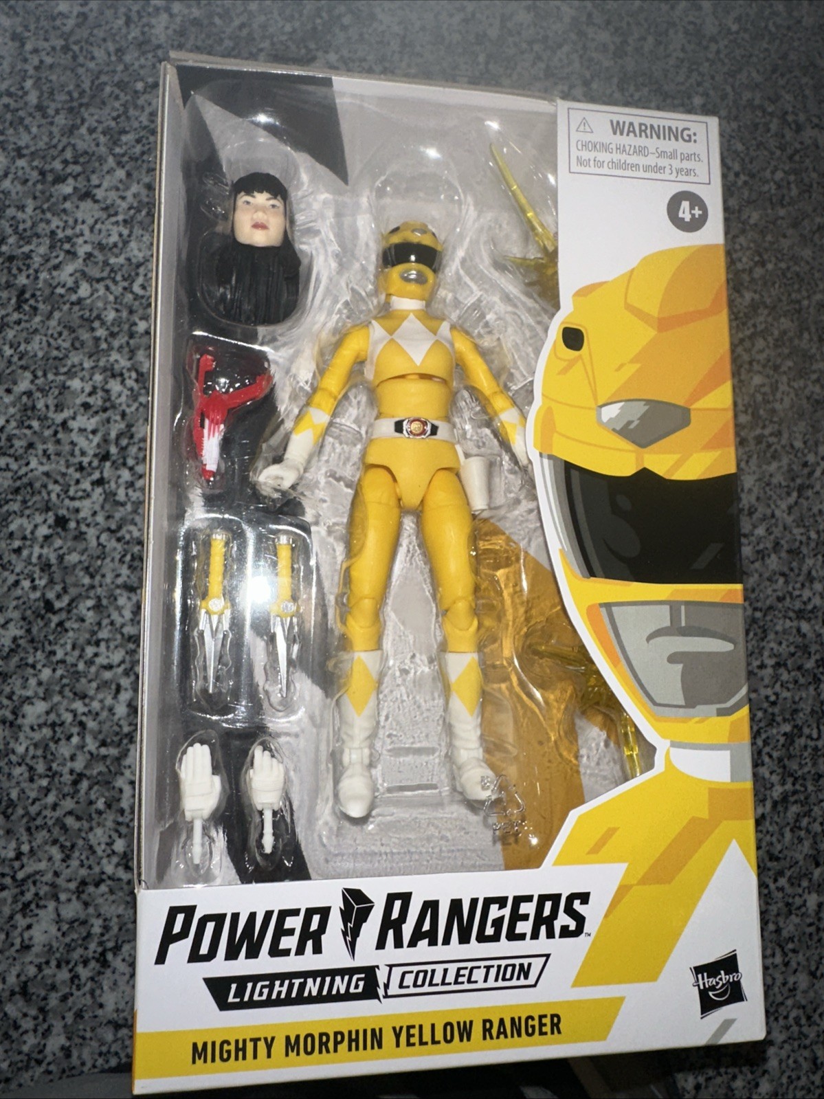 Power Rangers Mighty Morphin Lightning Collection - Yellow Ranger Action Figure
