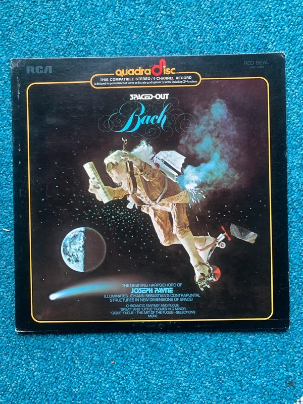 Bach - Spaced-Out - LP Orbiting harpsichord of Joseph Payne