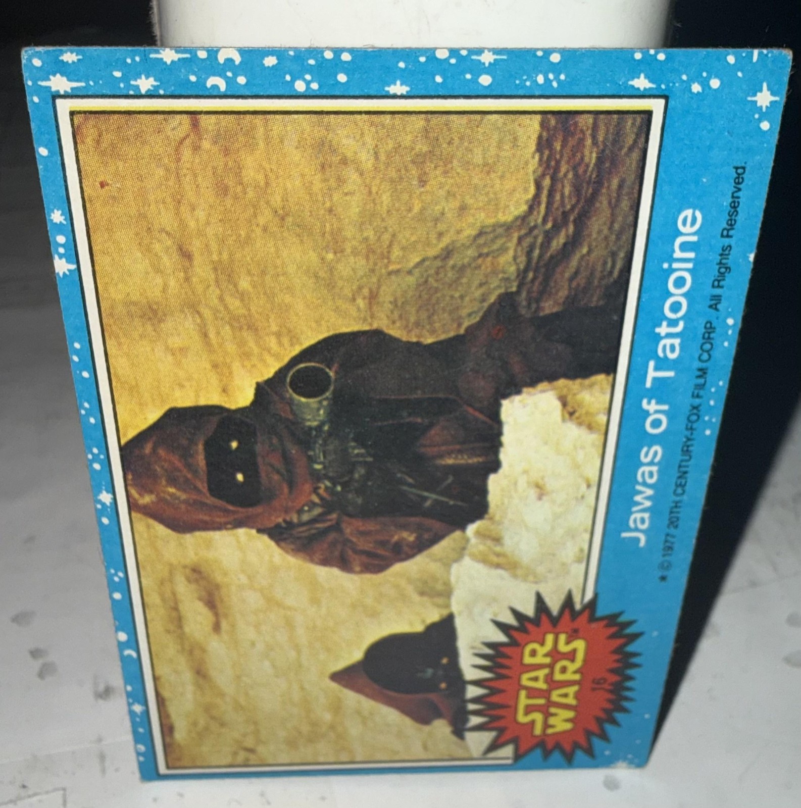 Carta Topps Star Wars 1977 Vintage 16 Jawas Of Tatooine Puzzle Retro Non Sport