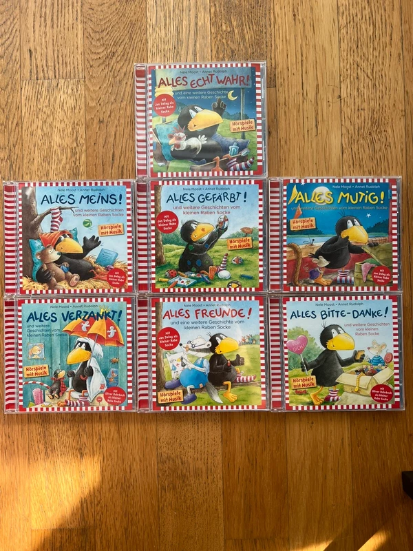 Der kleine Rabe Socke: 7 Hörspiel-CDs mit Jan Delay & Oliver Rohrbeck