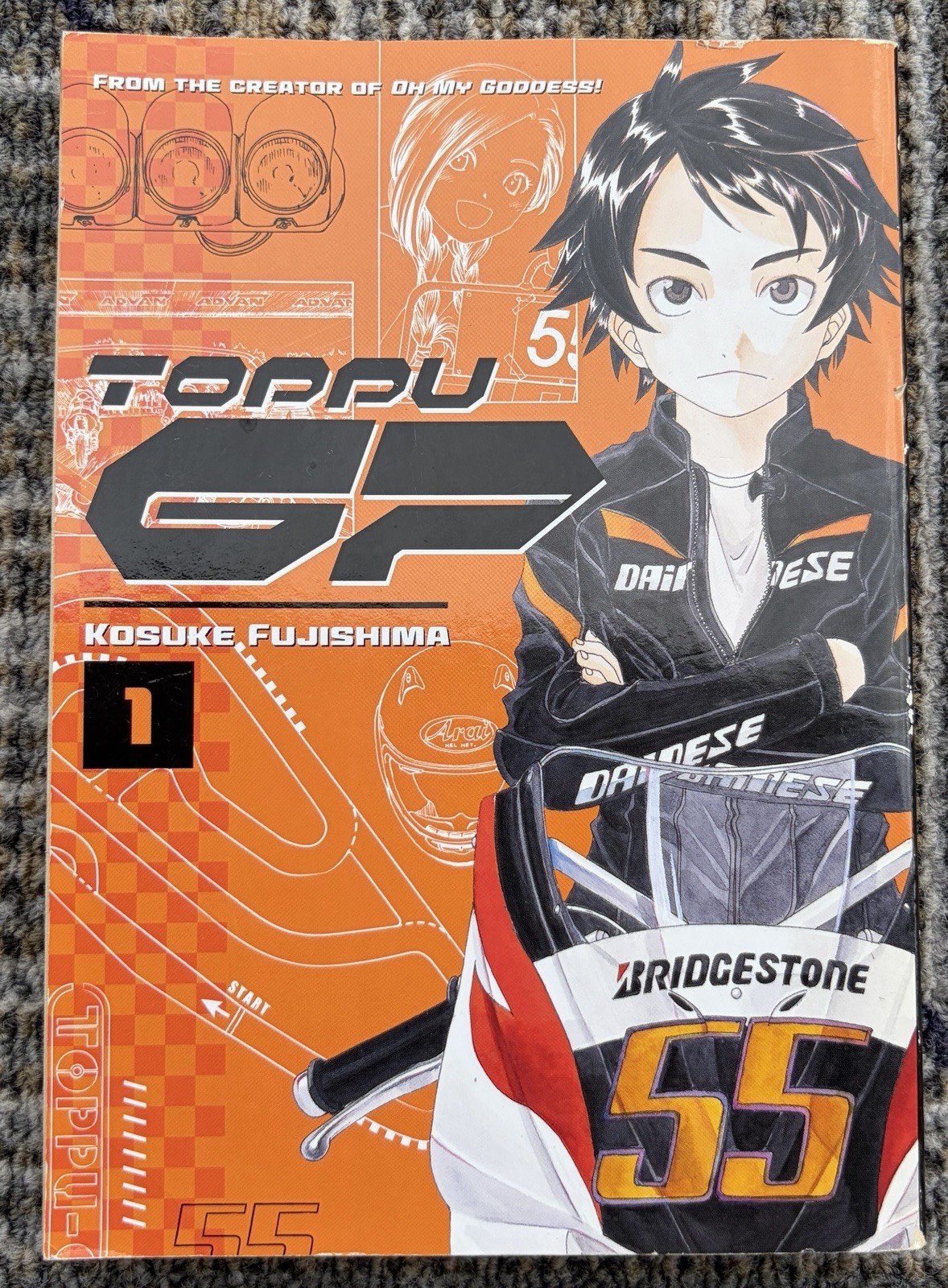 Toppu GP Vol. 1 di Kosuke Fujishima manga inglese 2017