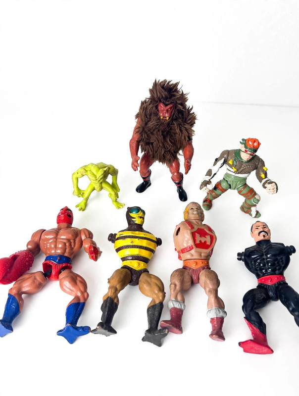 Vintage lot of 7x MOTU / Masters of the Universe figures from the 80s by Mattel