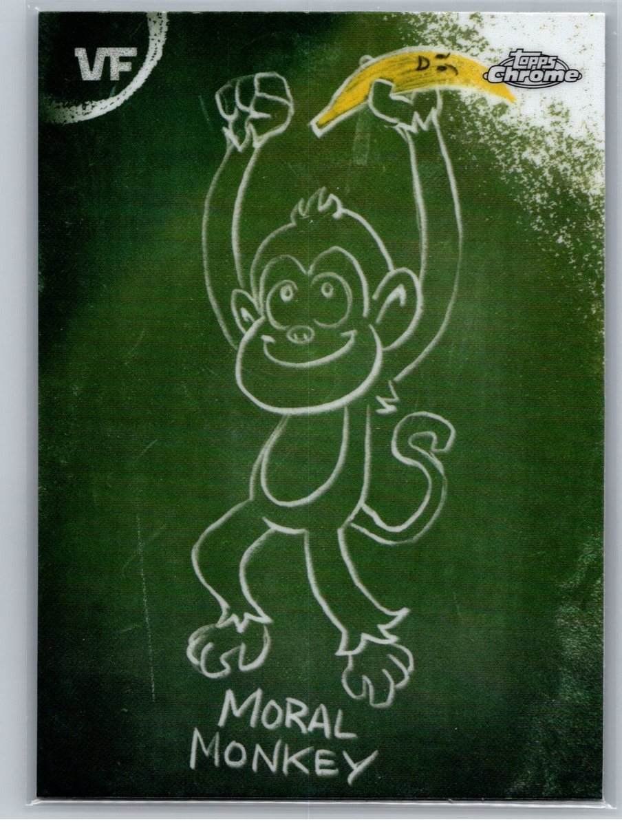 2026 Topps Chrome Veefriends #C-20 lavagna scimmia morale