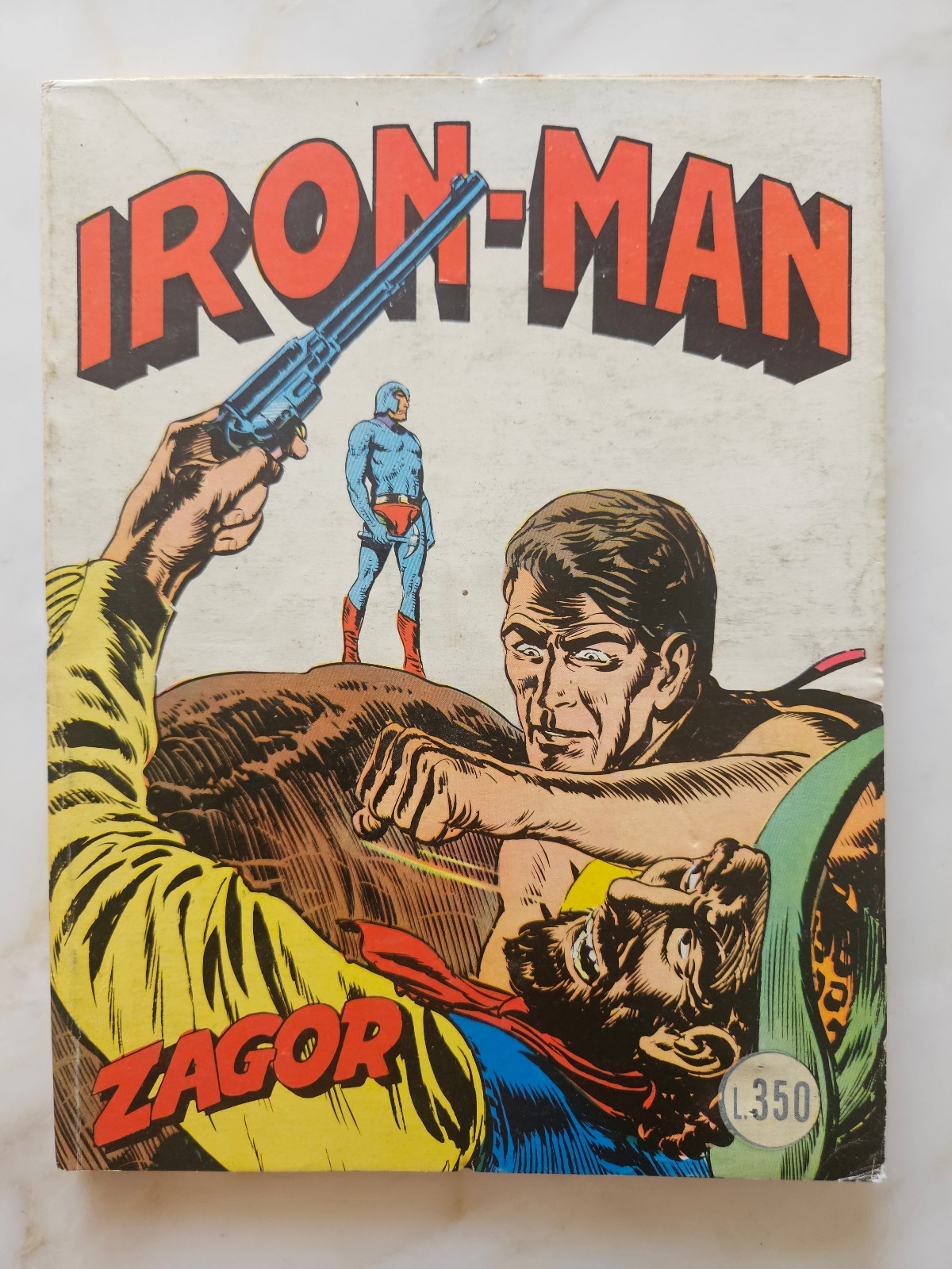 c6) ZAGOR scritta Rossa n.   15  da L. 350 - ed. Cepim 1971  - ottimo+