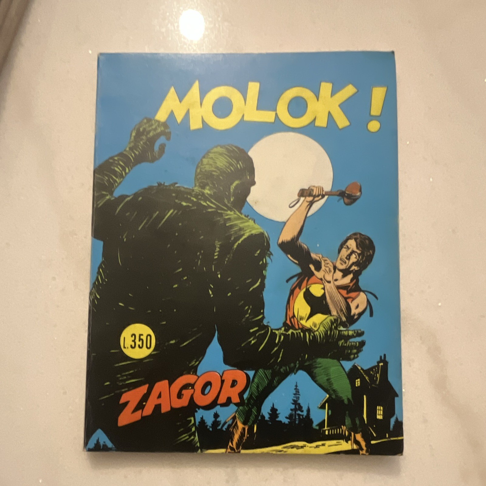 Zagor Molok! n. 77 fumetto in italiano, fumetti italiani, serie Zagor
