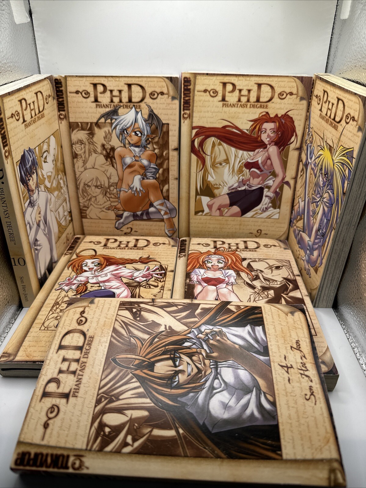 PhD Phantasy Degree Manga Books Mixed lot Volumes 1 2 3 4 5 9 10 TokyoPop Anime