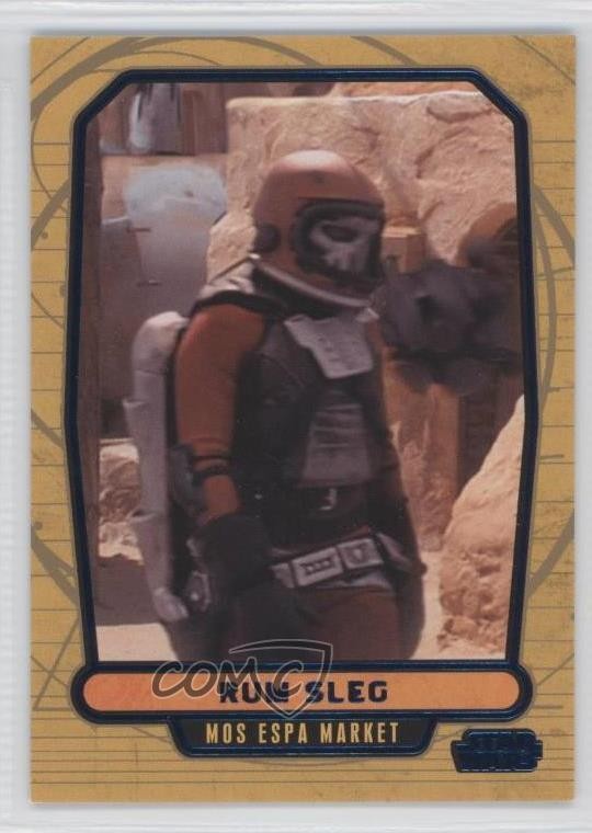 2013 Topps Star Wars Galactic Files Series 2 Blue 338/350 Rum Sleg #397 1j8