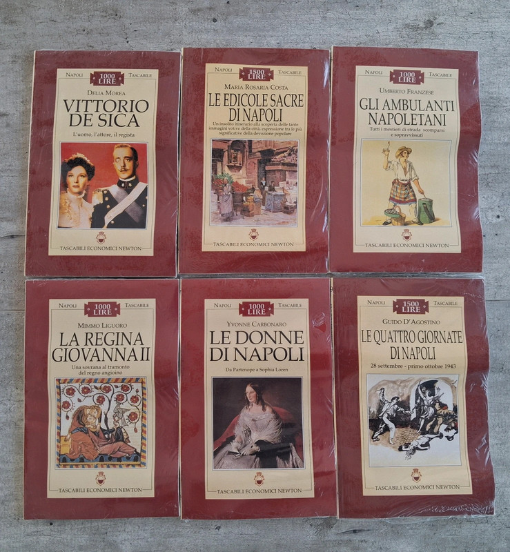 n. 6 Libri Books Napoli Tascabile anno 1998