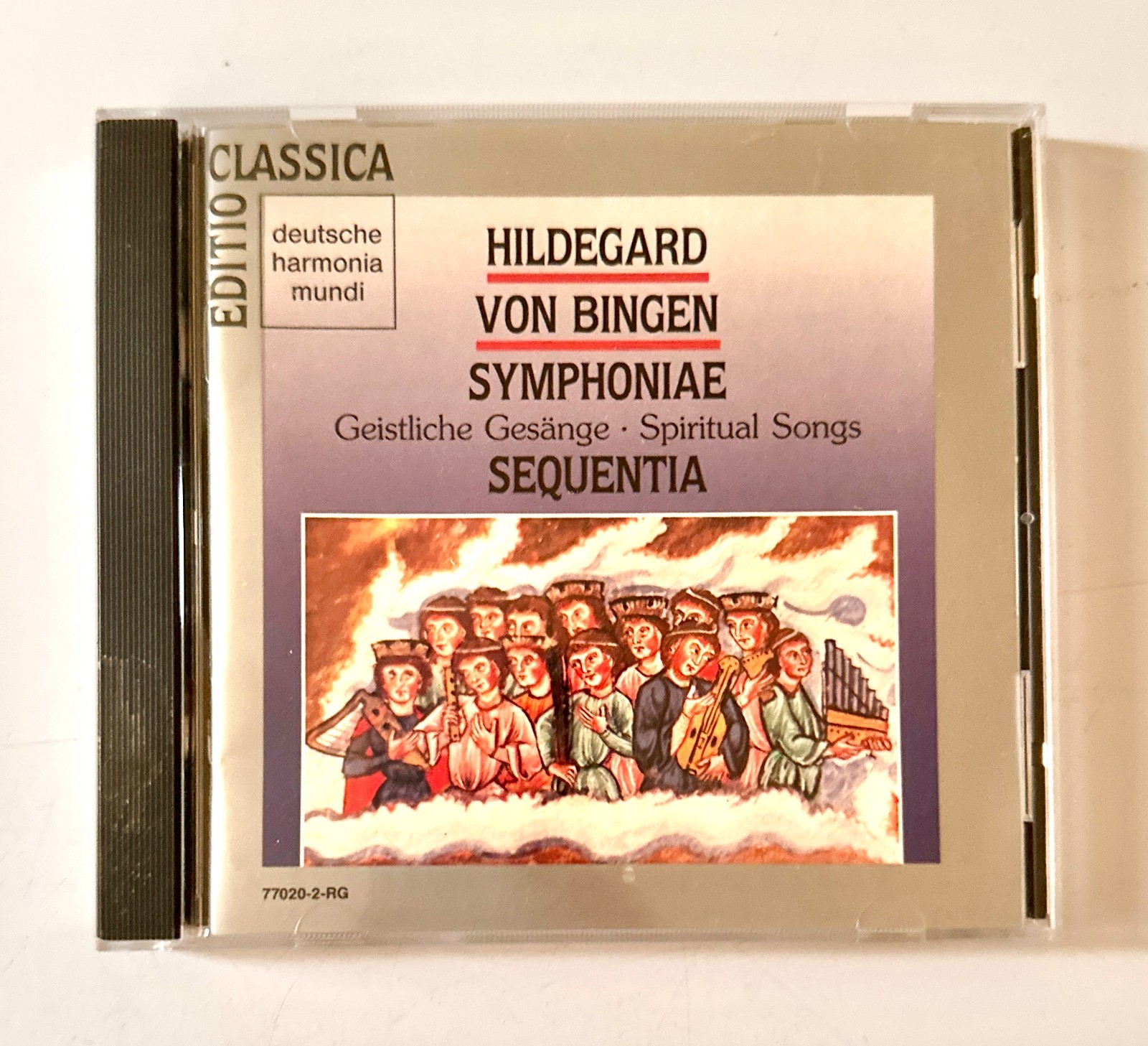 Hildegard von Bingen Symphoniae Spiritual Songs Sequentia CD 1989 77020-2-RG