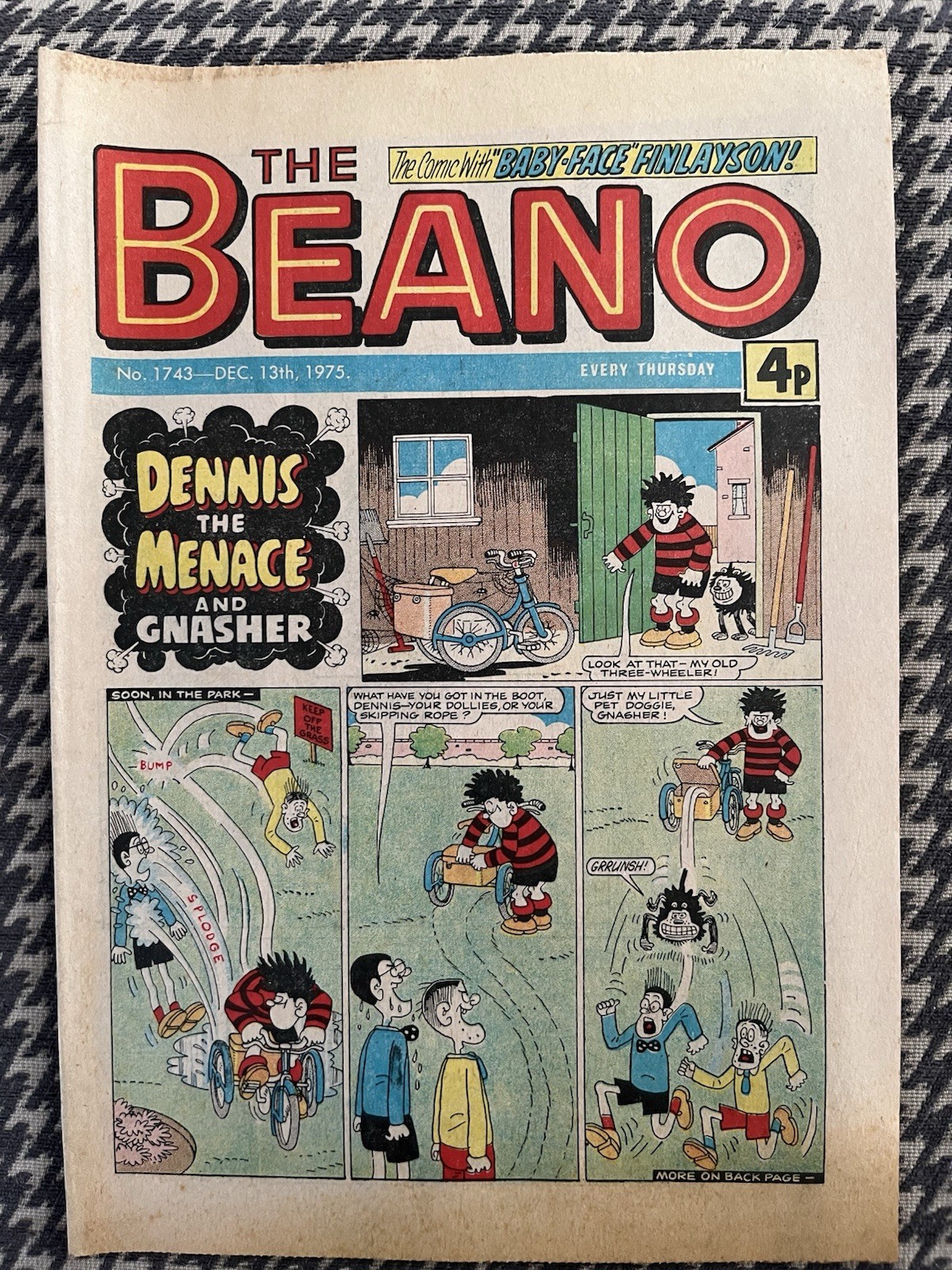 The Beano Comic No# 1743 December 13th 1975 FN
