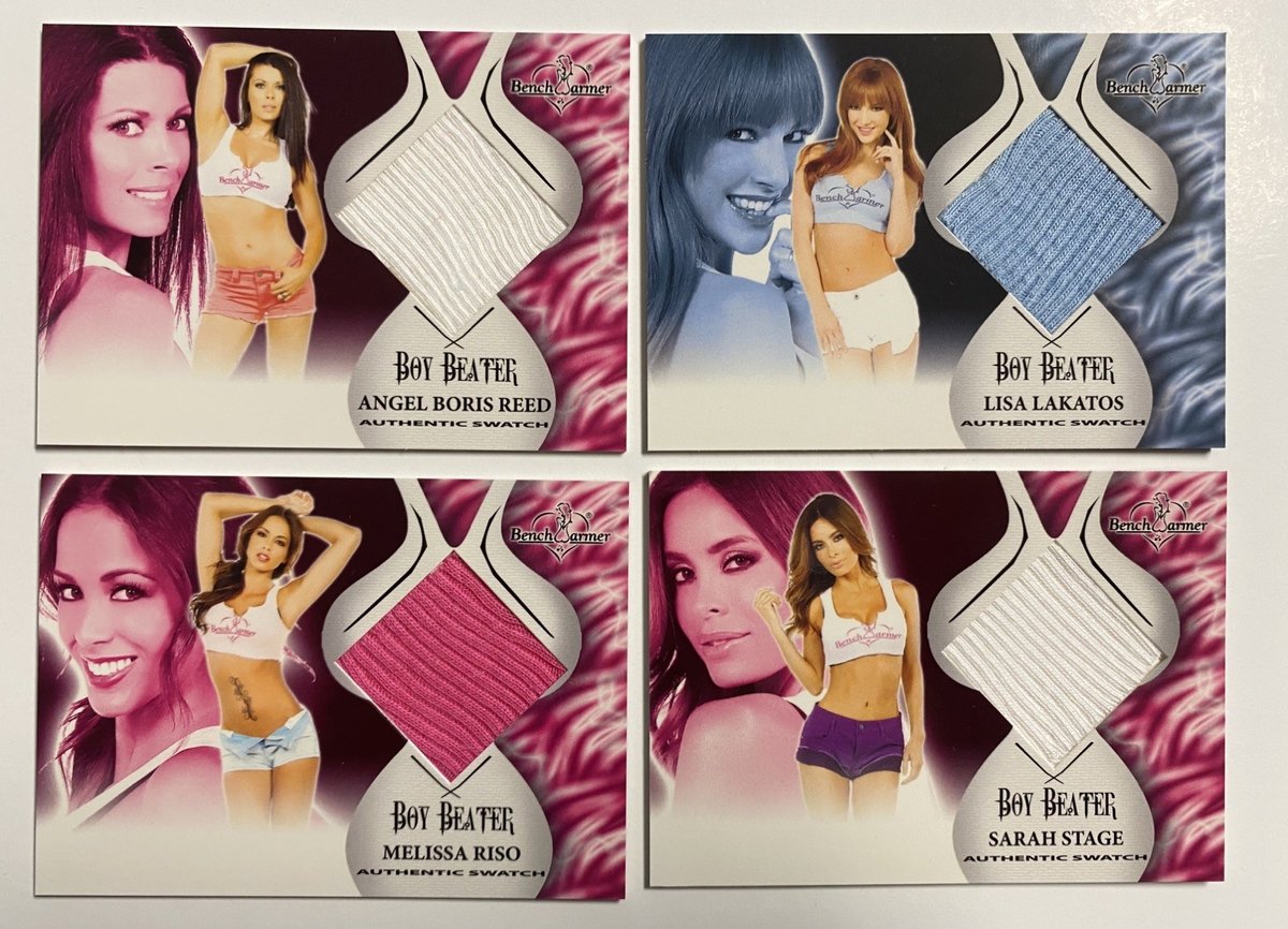 ANGEL, LISA, MELISA, SARAH STAGE = SCALDABAGNO Boy Beater - SWATCH Cardz