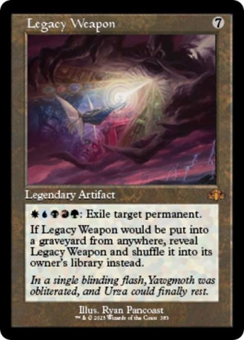 Legacy Weapon (Retro Frame) - Light Play MTG Dominaria Remastered