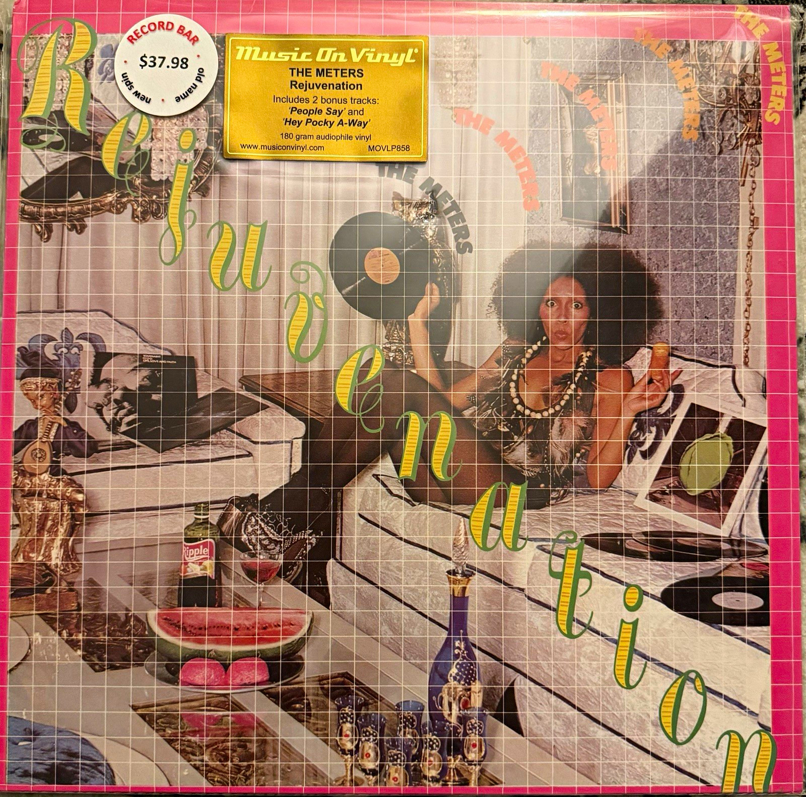 The Meters Rejuvenation Reprise 12" LP 180g Black Vinyl Stereo 33 MOVLP858