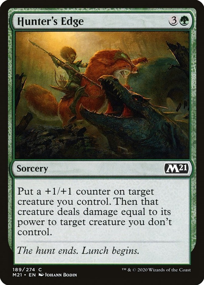 Hunter's Edge Foil [M21 - 189] Near Mint - EN - Magic