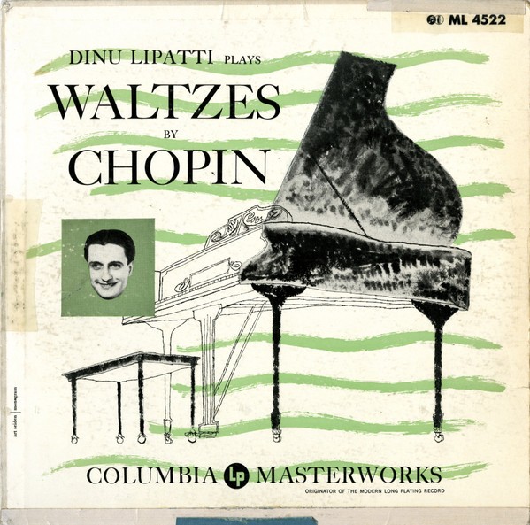 Frédéric Chopin, Dinu Lipatti, Dinu Lipatti Plays The Waltzes Of Chopin, (LP,