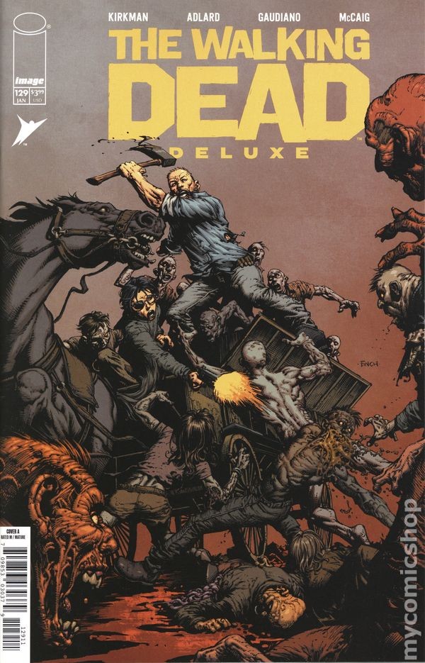 Walking Dead Deluxe #129A NM 2026 Stock Image