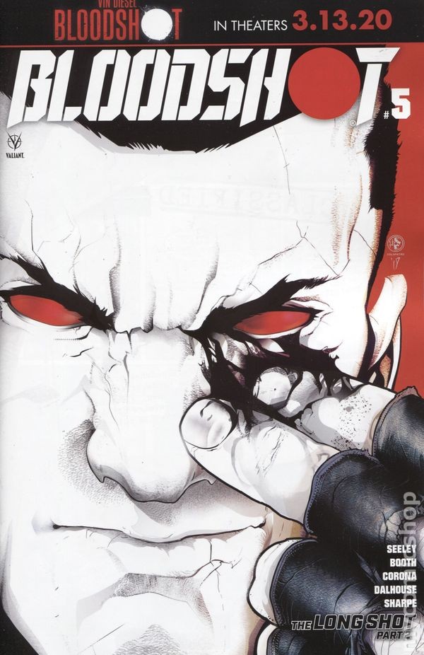 Bloodshot #5C Colapietro Variante VG 2020 Immagine Stock Basso Grado