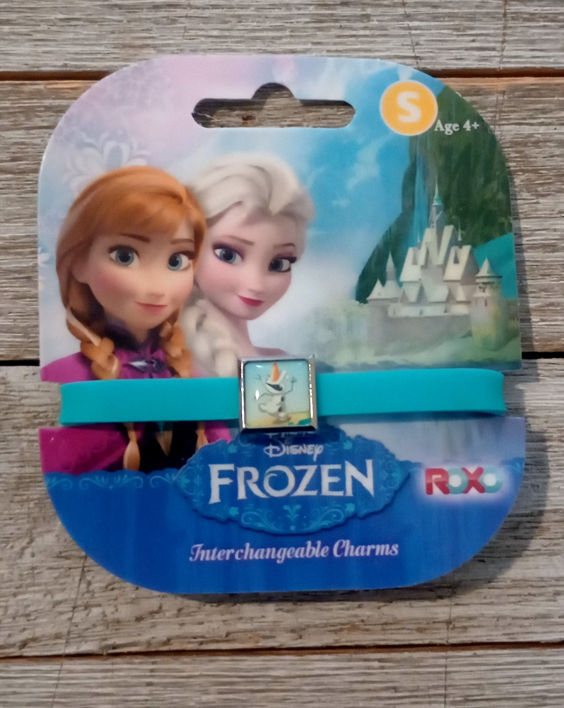 Disney FROZEN Interchangeable Charm Bracelet Roxo Size S Olaf Blue Party Favor