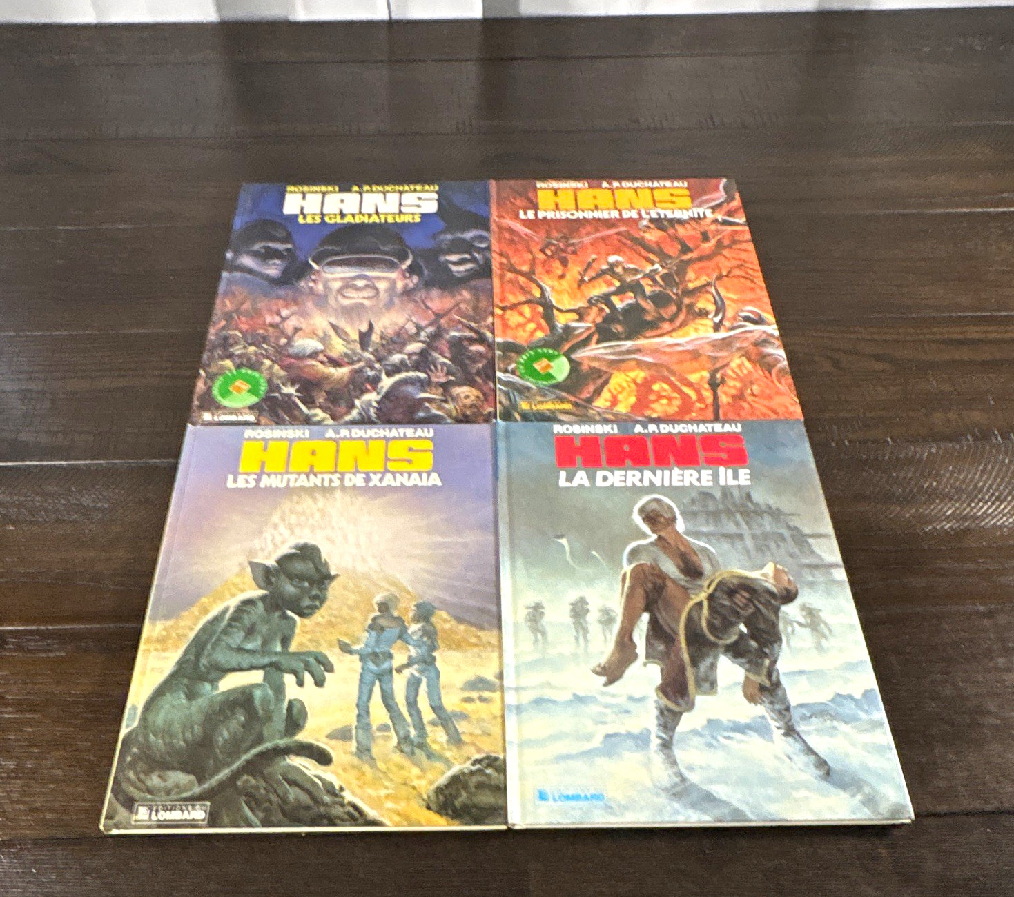 Éditions du Lombard Hans album francese a colori fumetti lotto di 4 1986