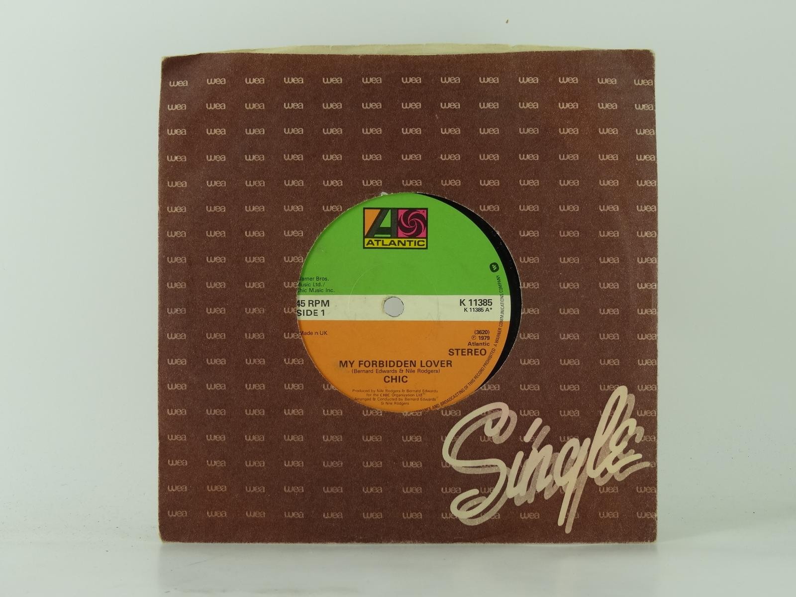 CHIC HANGIN' (63) 2 Track 7" Single plus Picture Sleeve ATLANTIC